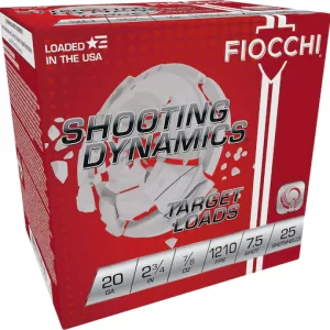 Shop Fiocchi Shooting Dynamics 20 Gauge Ammo 250rounds